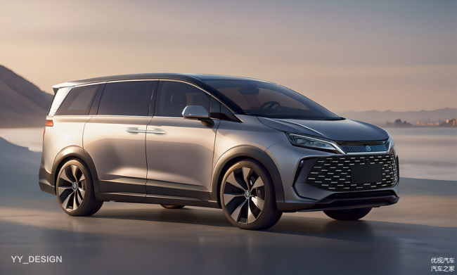 比亚迪全新MPV设计图曝光2024成都车展首秀(图1)