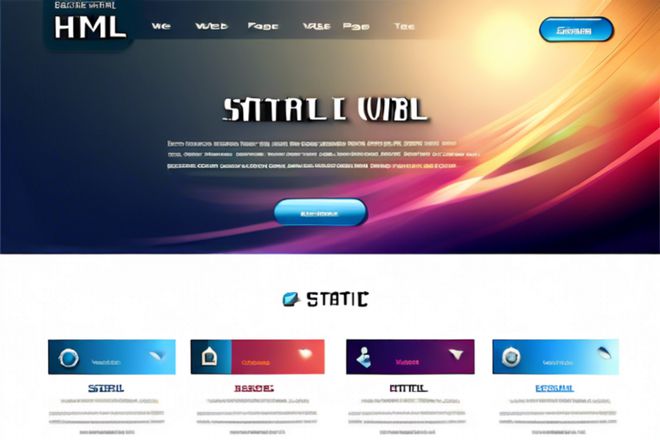 html静态网页模板做一个静态html网页模板(图1)