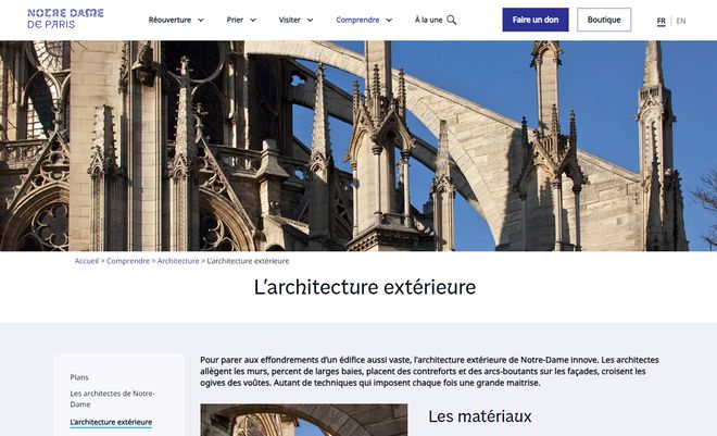 巴黎圣母院重新开放预约量飙升！五大顶级网站设计公司盘点(图3)