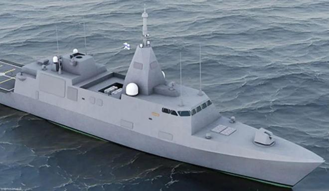 芬兰新护卫舰舰体完成身为护卫舰却强调破冰能力(图2)