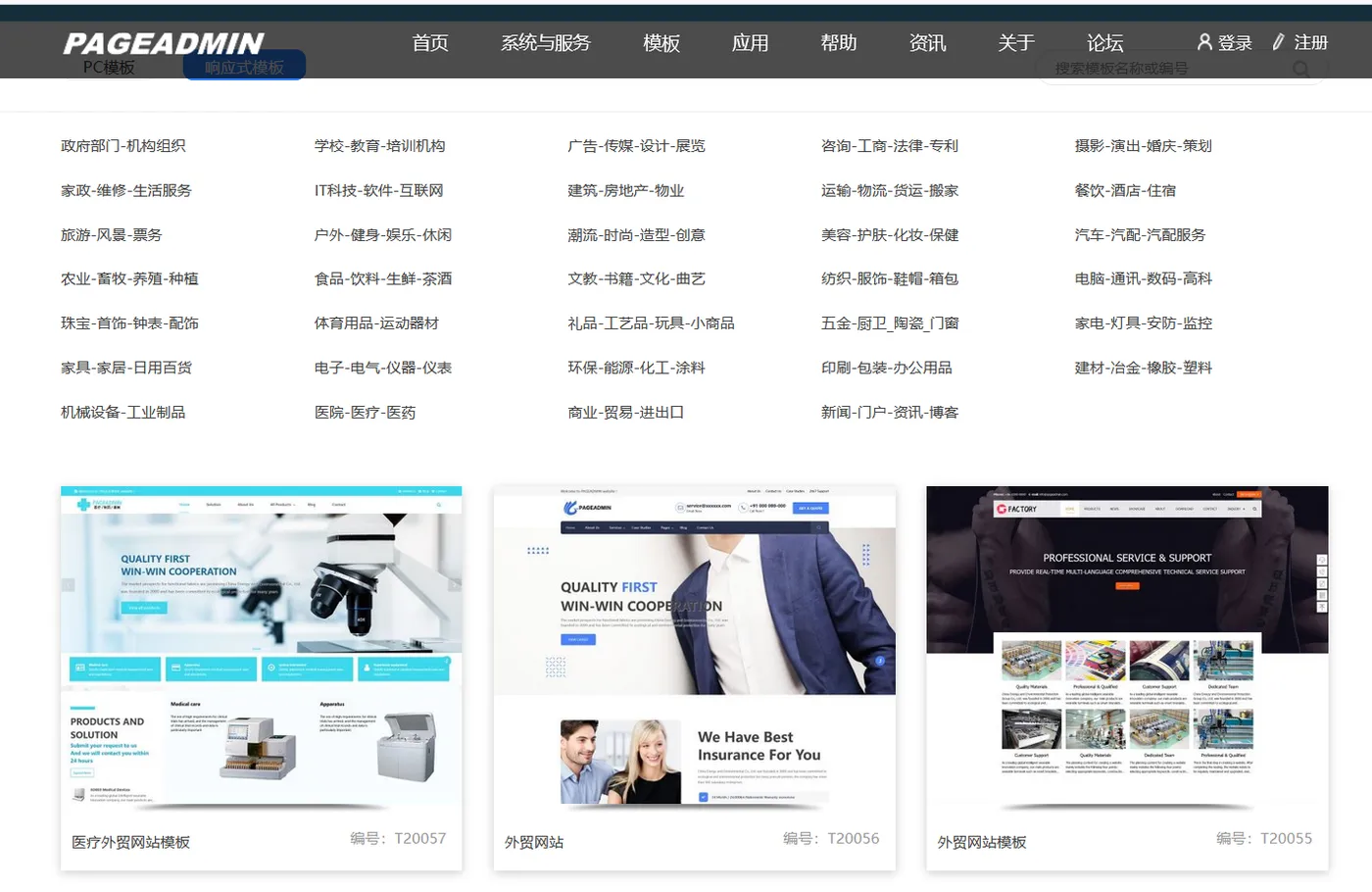 如何使用PageAdminCMS网站管理系统搭建网站？(图1)